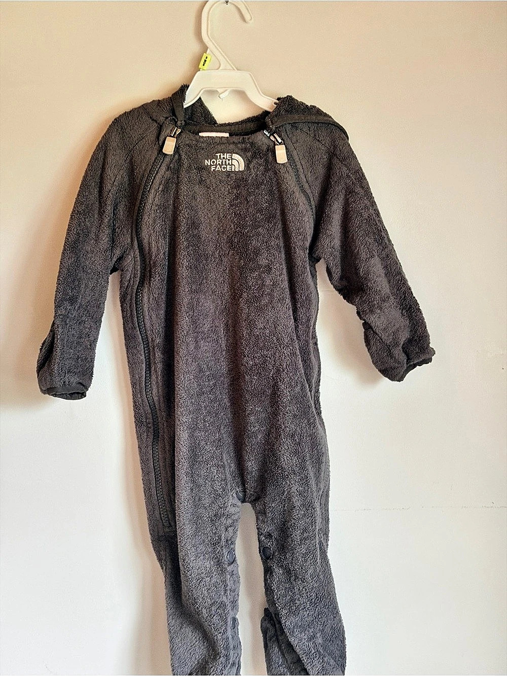The North Face Baby Oso Fleece Bunting Gray Baby 6-12M
